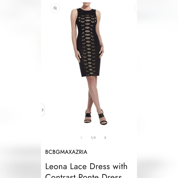 BCBGMAXAZRIA Leona Lace Dress - Picture 2 of 11